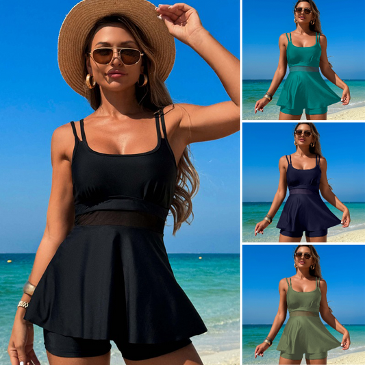 🏖️🌴🌞Дамски бански костюм с висока талия от две части👙