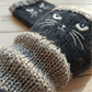 🐱 Сладки женски плетени ръкавици с котешки мотив🧤🧶