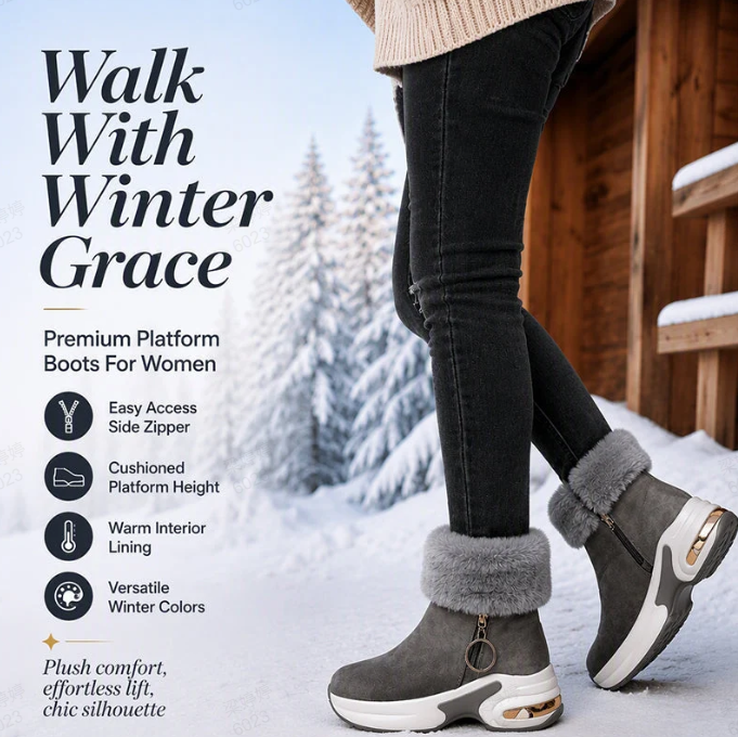 Soft, cosy, height-enhancing ankle boots for women – a must-have for autumn and winter – stylish, comfortable and versatile shoes🥰