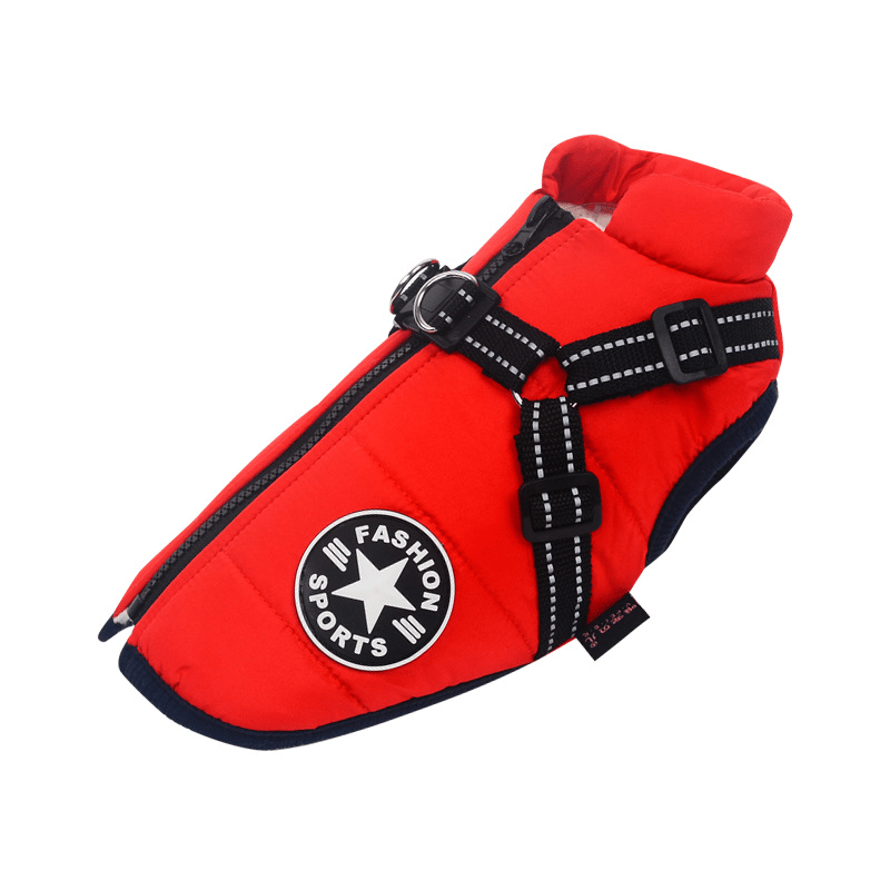 🐶Hot Sale 50% OFF🔥3 in 1 Winter Waterproof Warm Dog Jacket With Built-in Harness
