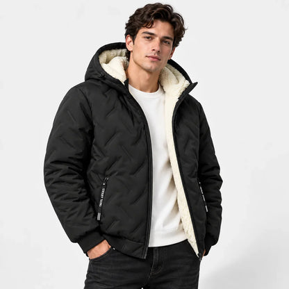 🔥Unisex Winter Warm Sherpa Hooded Coat