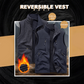 🔥 Мъжка безръкавна жилетка с големи размери и джобове😎