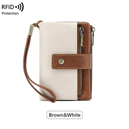 🤩Женски RFID-блокиращ кожен портфейл