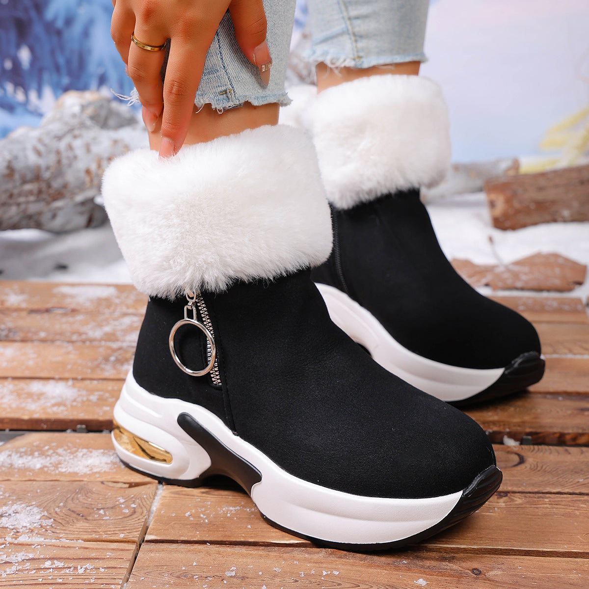 Soft, cosy, height-enhancing ankle boots for women – a must-have for autumn and winter – stylish, comfortable and versatile shoes🥰