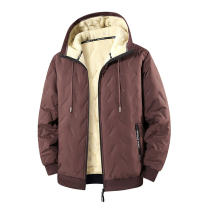 🔥Unisex Winter Warm Sherpa Hooded Coat