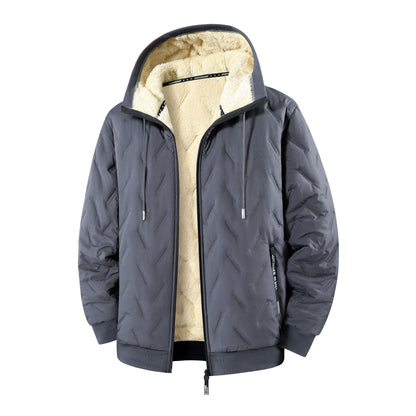 🔥Unisex Winter Warm Sherpa Hooded Coat