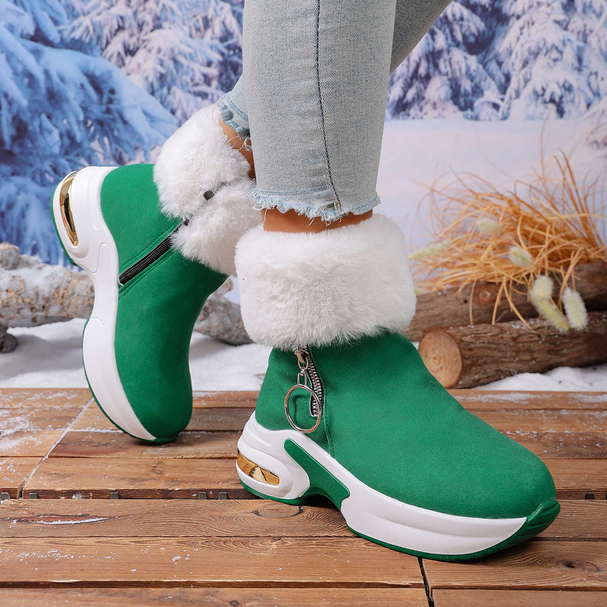 Soft, cosy, height-enhancing ankle boots for women – a must-have for autumn and winter – stylish, comfortable and versatile shoes🥰