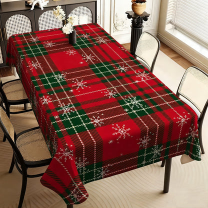 🎄 LIMITED-TIME 40% OFF! 🎁 Stylish Christmas Printed Tablecloth – Stain Resistant, Wrinkle-proof, Easy Wash ✨