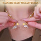 📿Магнитно разделени сърце съвпадение висулка огърлици💕