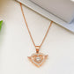 💖Елегантен колие с висулка във формата на криловидно сърце