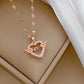 💖Елегантен колие с висулка във формата на криловидно сърце