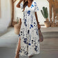 👗Жените случайни флорални печат къс ръкав рокля