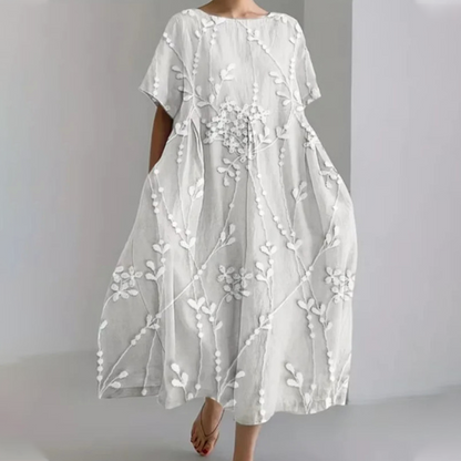 🔥Удобна макси рокля, изработена от 100% лен