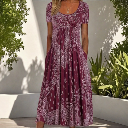 ✨Елегантна флорална рокля за жени