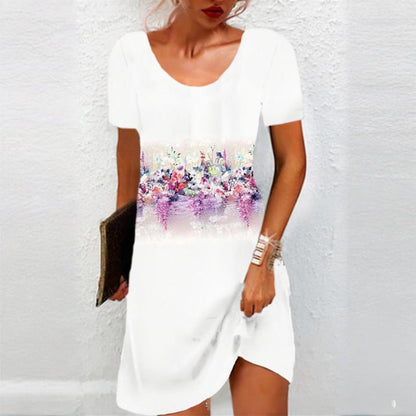 ✨Случайна флорална рокля за жени