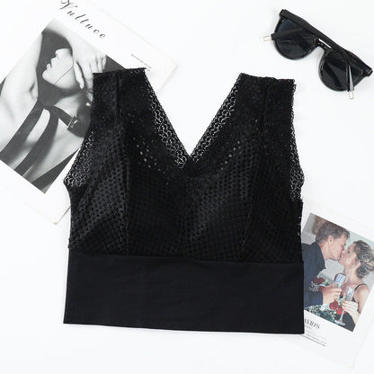 【💖1+1 безплатен】] Дишащ безшевен дантелен сутиен💕