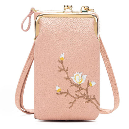 👛💗Гореща разпродажба 50% отстъпка🌸Дамски чантичка с презрамка и държач за мобилен телефон