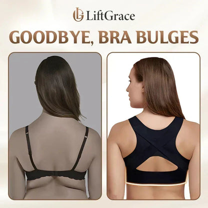 🎉LAST DAY SALE -70% OFF⚡Front Closure Cross-Back Wireless Posture Bra-3