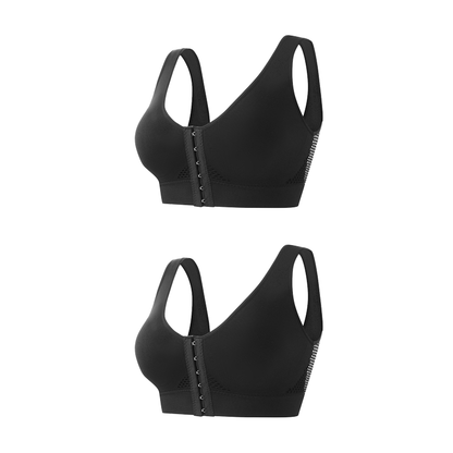 【✨ 1 + 1 безплатни】Дамски сутиен без банели с предно закопчаване