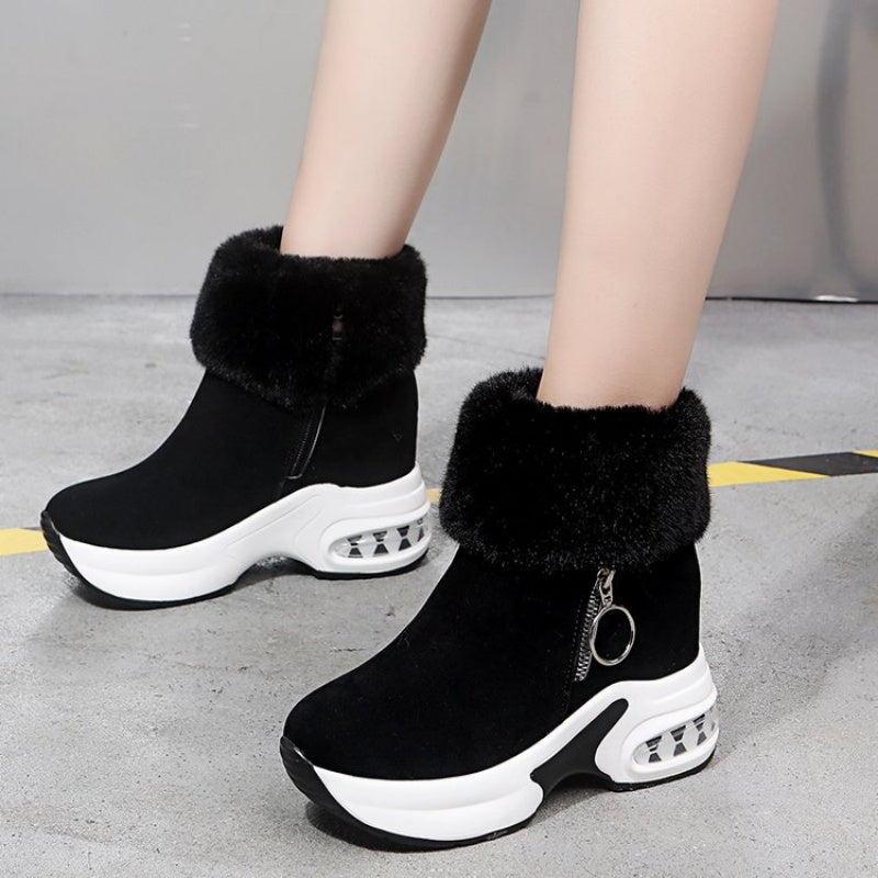 Soft, cosy, height-enhancing ankle boots for women – a must-have for autumn and winter – stylish, comfortable and versatile shoes🥰