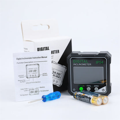 📐IP54 Водоустойчив магнитен цифров ъглов измервател🔥