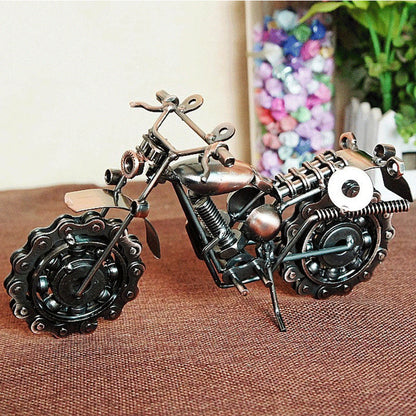 🎁⚡Ръчно изработен модел на мотоциклет от ковано желязо
