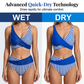 👙 Бикини с цветни блокове S-3XL: Стилни и оформящи бански костюми от две части 🌊