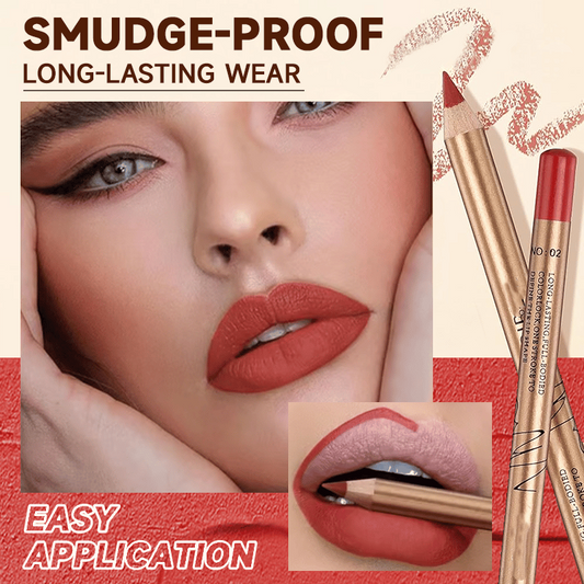 💄🎨Комплект от 12 цвята молив за устни, устойчив на размазване