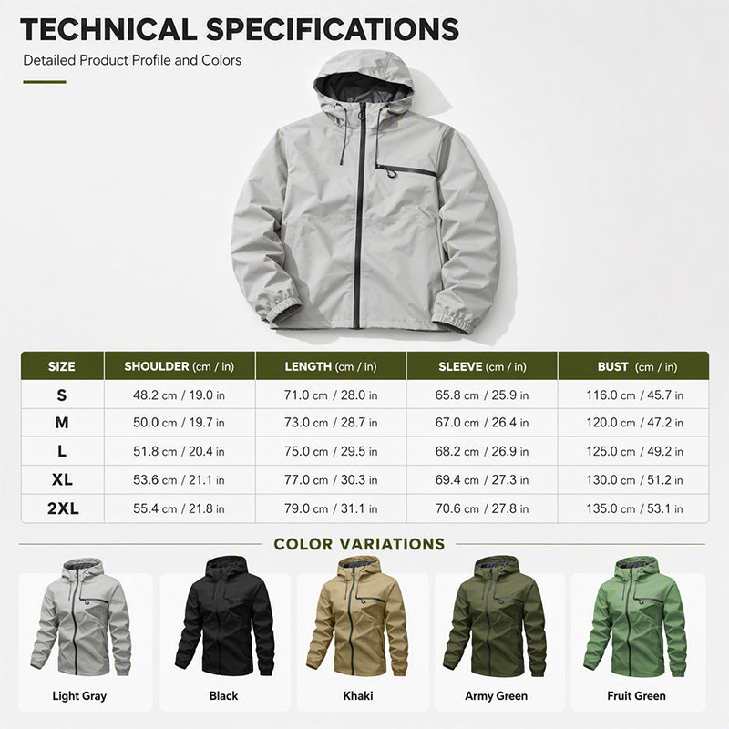 ⏳LAST DAY SALE ONLY ￡19.99!🔥The All-Weather Urban Jacket That’s Waterproof, Windproof & Actually Stylish.🧥🏆