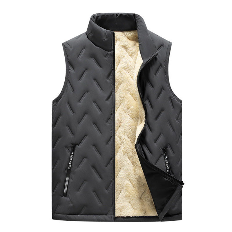 🧥 Men's Winter Warm Quilted Vest – Skin-Friendly & Breathable, Slim Fit | Effortless Layering, Multiple Sizes ✨