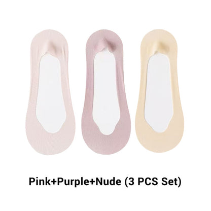Women's Ultra-Invisible Sheer Mesh Low-Cut Boat Socks-19
