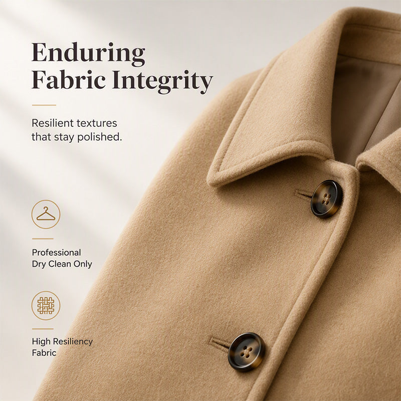 🧥 Cinched Waist, Polished Silhouette | Women's Belted Single-Breasted Coat ⚡ Free Shipping