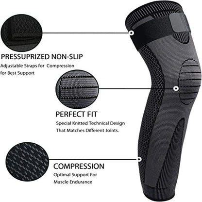 Tourmaline acupressure self-heating shaping knee sleeve-2