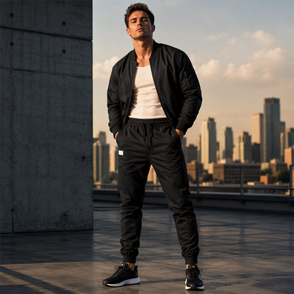 👖 Adjustable Comfort, Clean Tapered Fit | Men's Drawstring Casual Pants