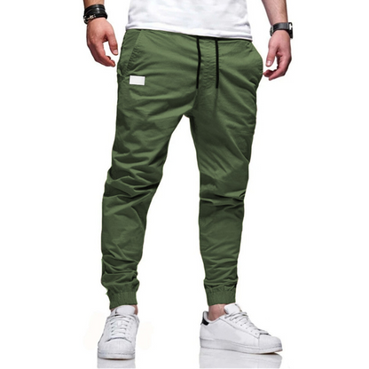 👖 Adjustable Comfort, Clean Tapered Fit | Men's Drawstring Casual Pants