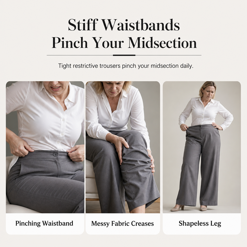 🔥 Classic High-Waisted Pants – Effortless Elegant Style