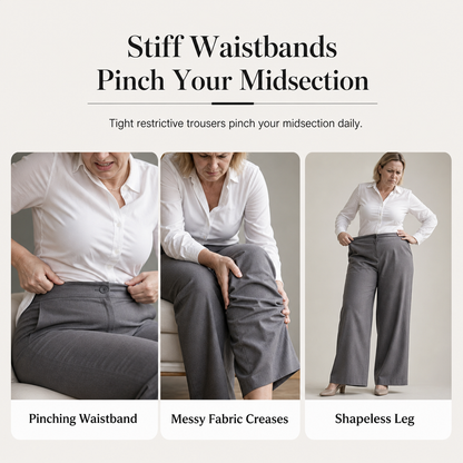 🔥 Classic High-Waisted Pants – Effortless Elegant Style