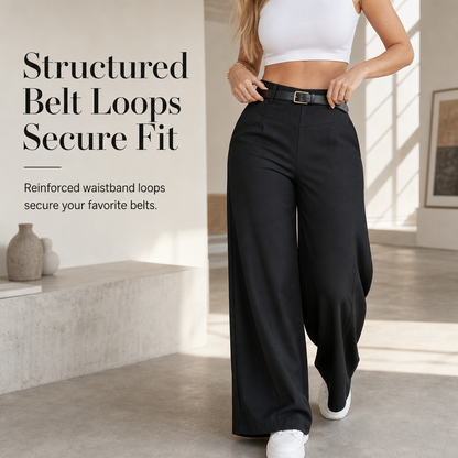 🔥 Classic High-Waisted Pants – Effortless Elegant Style
