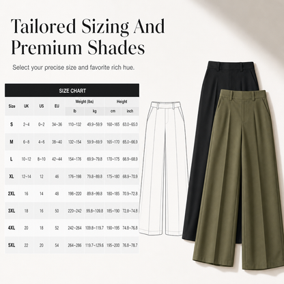 🔥 Classic High-Waisted Pants – Effortless Elegant Style