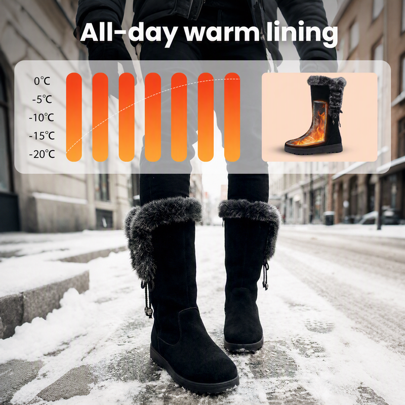 🌸Hot Sale 50% OFF 👢 Women's Warm Anti-Slip Wear-Resistant Mid-Calf Boots