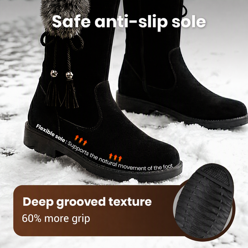 🌸Hot Sale 50% OFF 👢 Women's Warm Anti-Slip Wear-Resistant Mid-Calf Boots