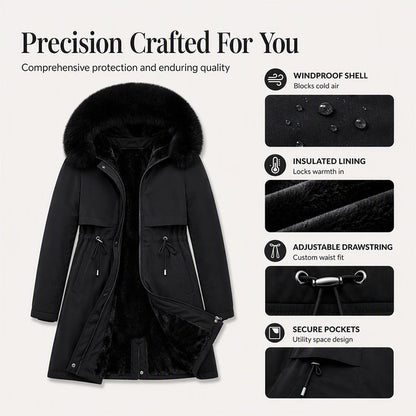 🧥 More Coverage, Easy Comfort | Women's Mid-Length Warm Jacket⚡