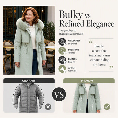 🧥 More Coverage, Easy Comfort | Women's Mid-Length Warm Jacket⚡