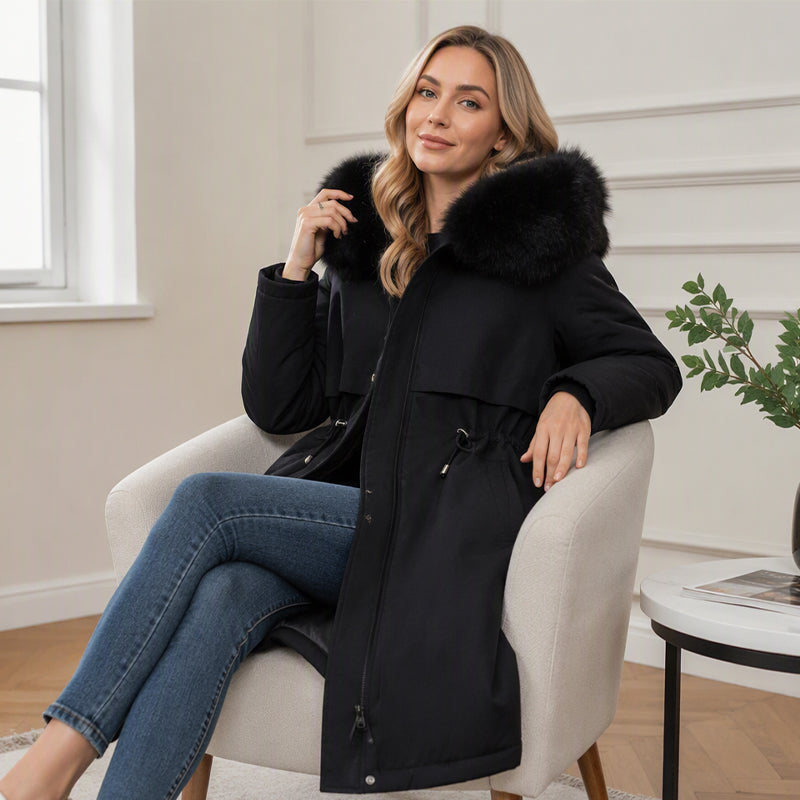 🧥 More Coverage, Easy Comfort | Women's Mid-Length Warm Jacket⚡