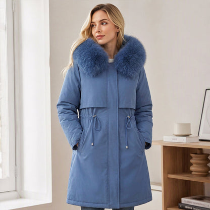 🧥 More Coverage, Easy Comfort | Women's Mid-Length Warm Jacket⚡