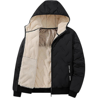 🔥Unisex Winter Warm Sherpa Hooded Coat