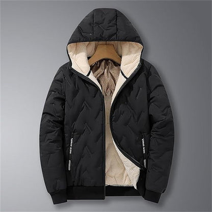 🔥Unisex Winter Warm Sherpa Hooded Coat