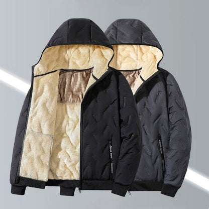 🔥Unisex Winter Warm Sherpa Hooded Coat