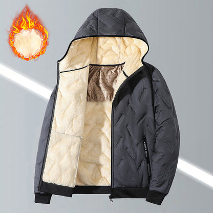 🔥Unisex Winter Warm Sherpa Hooded Coat