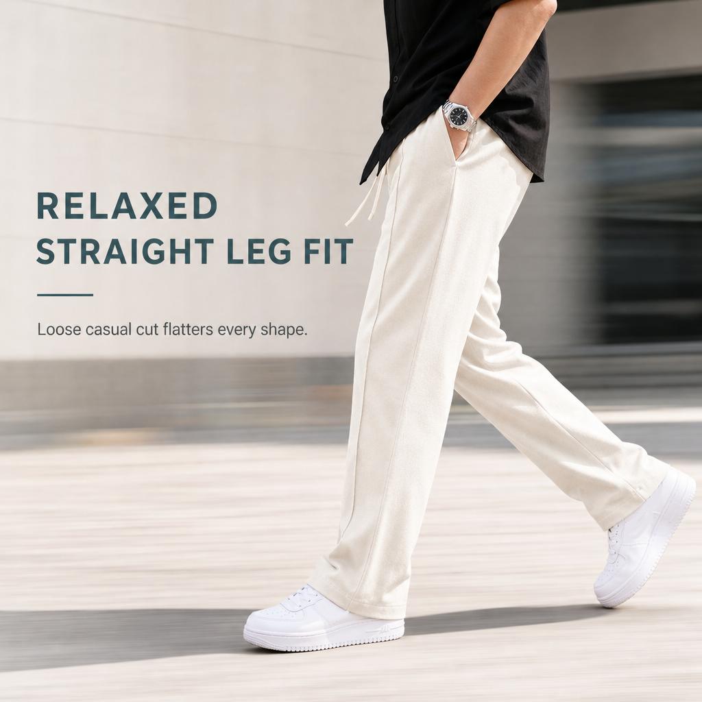 👖Men's Drawstring Pants – Easy Fit & Everyday Comfort ✨